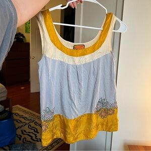 Vintage Johnny Was Silk Tank Top